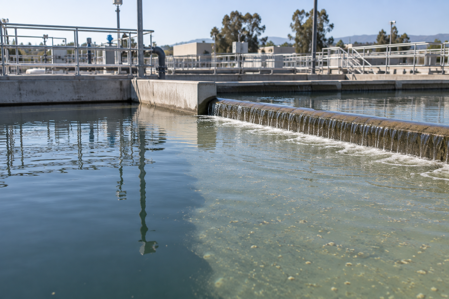 water filtration and treatment plant
